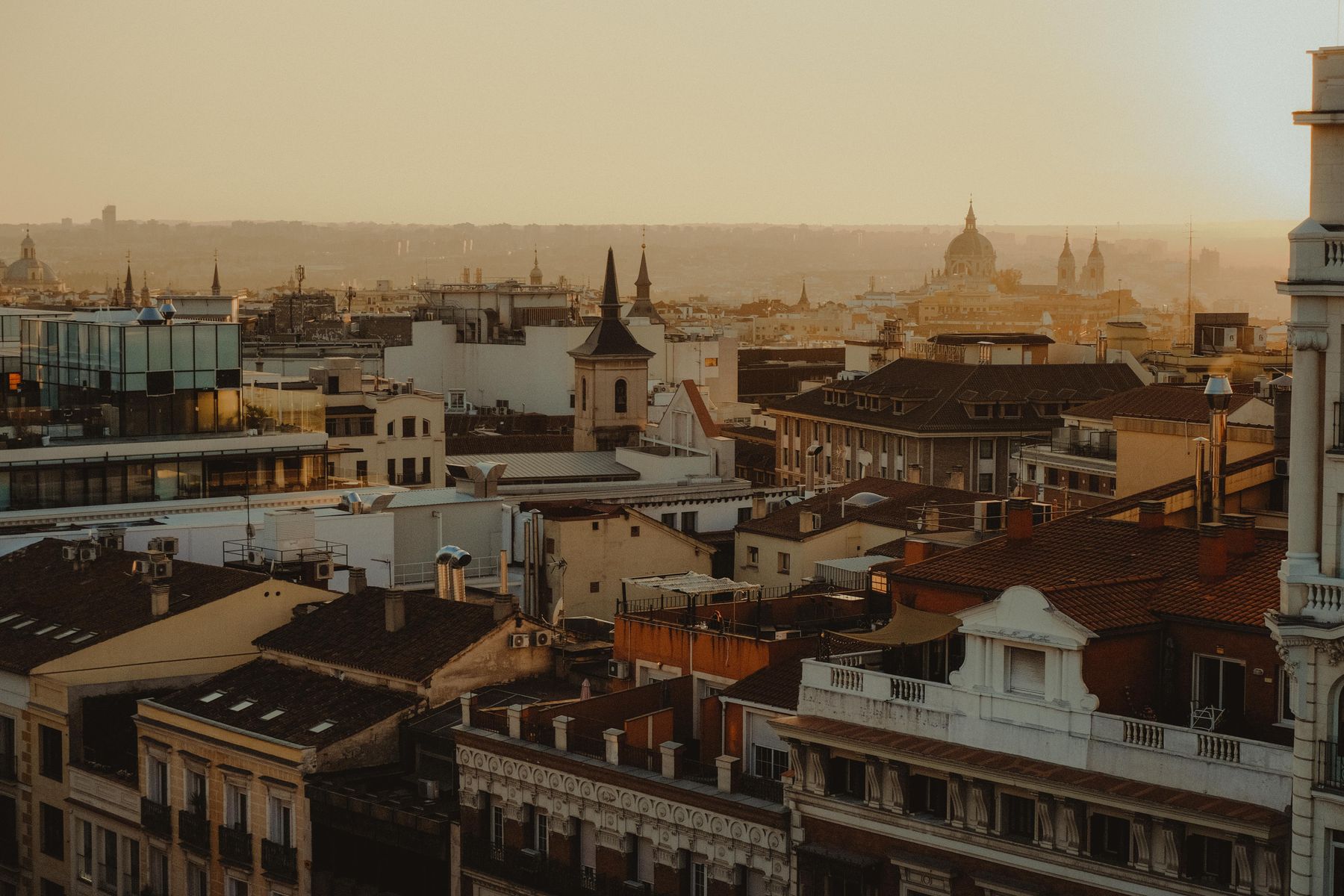 Madrid al atardecer